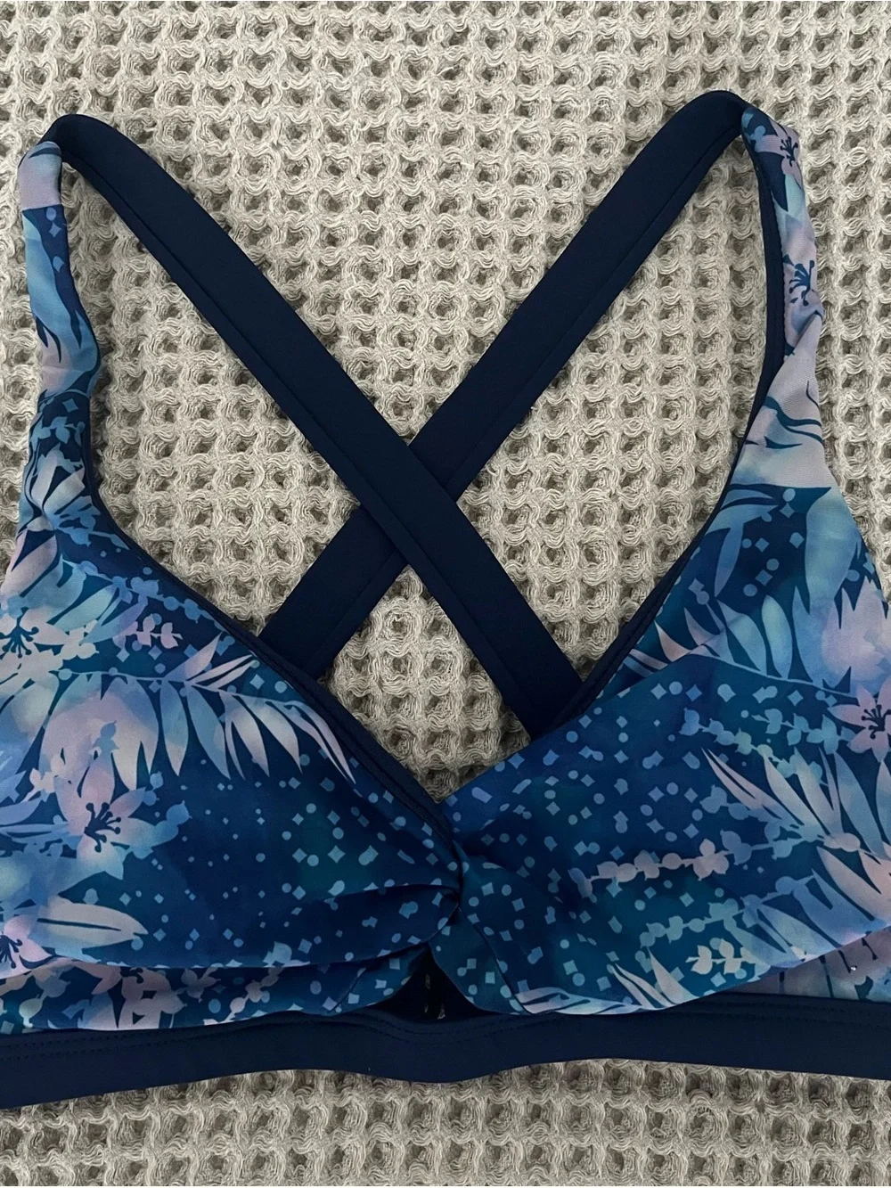 Title Nine Blue Bikini Set - Picture 2 of 8